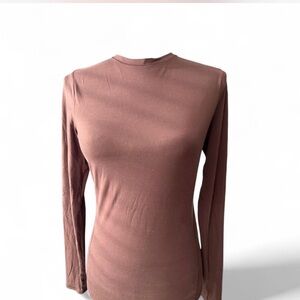 Lululemon Women's Brown Organic Long Sleeve Top